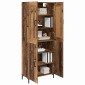 vidaXL Highboard 2 τμχ. Παλιό Ξύλο 69,5 x 34 x 180 εκ.