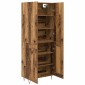 vidaXL Highboard 2 τμχ. Παλιό ξύλο 69,5 x 34 x 180 εκ.
