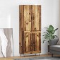 vidaXL Highboard 2 τμχ. Παλιό ξύλο 69,5 x 34 x 180 εκ.