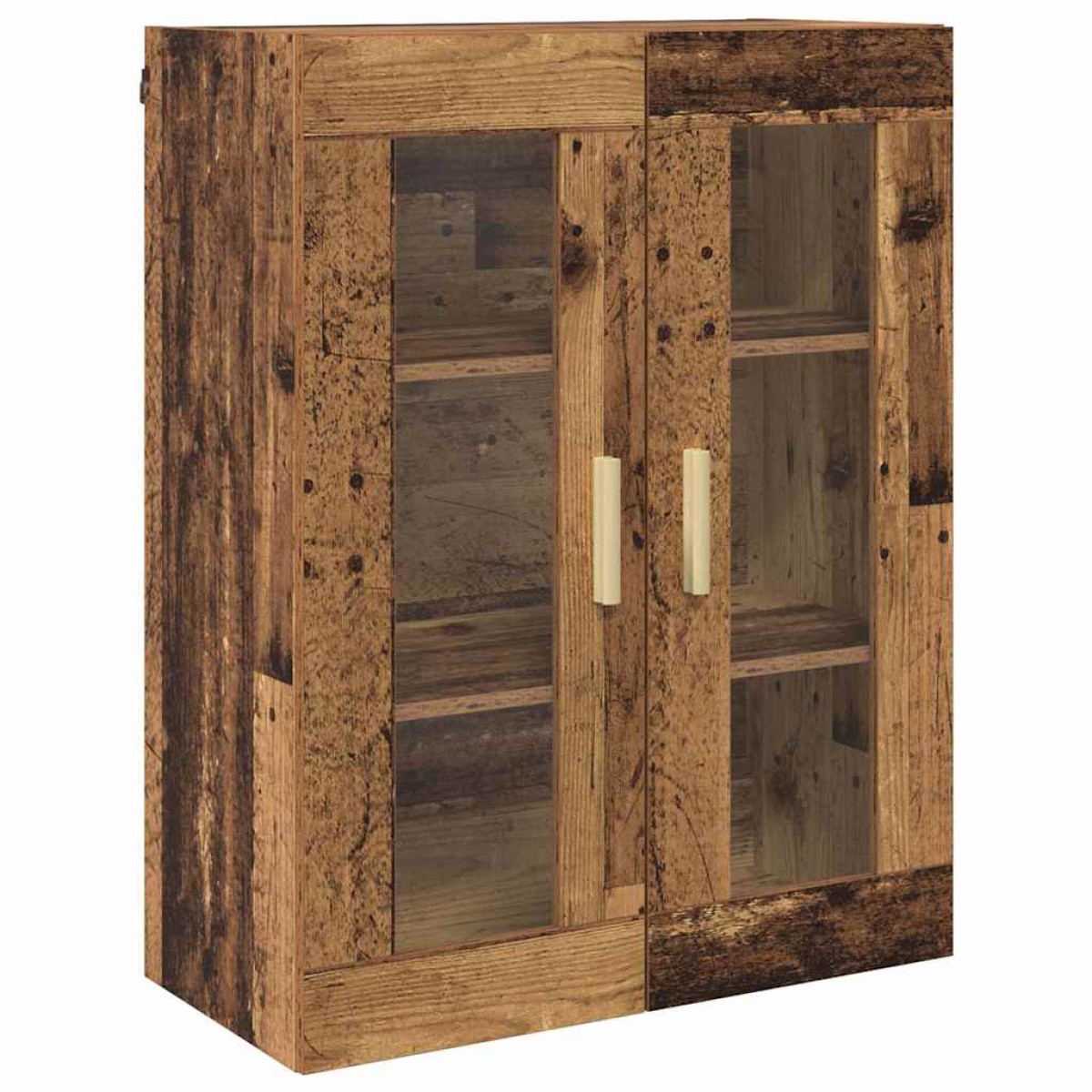 vidaXL Highboard Παλιό Ξύλο 69,5 x 34 x 180 εκ. Επεξεργασμένο Ξύλο