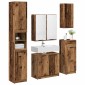 vidaXL Σετ Επίπλων Μπάνιου 5 τμχ. Παλιό ξύλο 64,5 x 33,5 x 59 εκ.