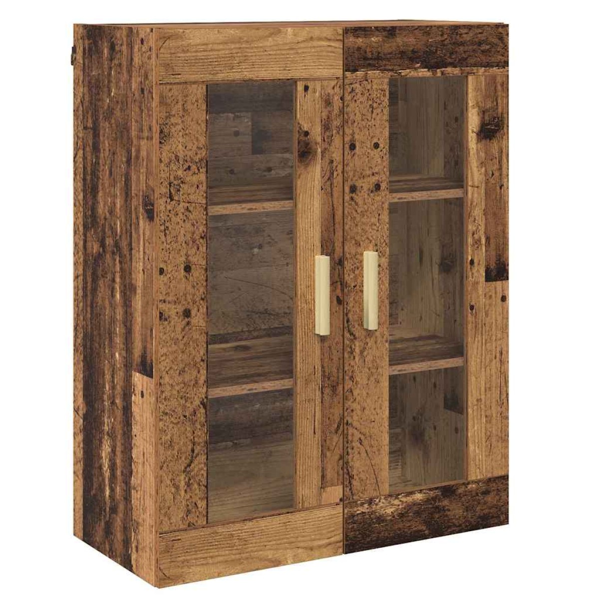 vidaXL Highboard Παλιό Ξύλο 69,5 x 34 x 180 εκ. Επεξεργασμένο Ξύλο