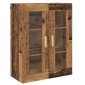 vidaXL Highboard Παλιό Ξύλο 69,5 x 34 x 180 εκ. Επεξεργασμένο Ξύλο