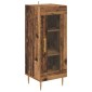 vidaXL Highboard 2 τμχ. Παλιό Ξύλο 34,5 x 34 x 180 εκ.