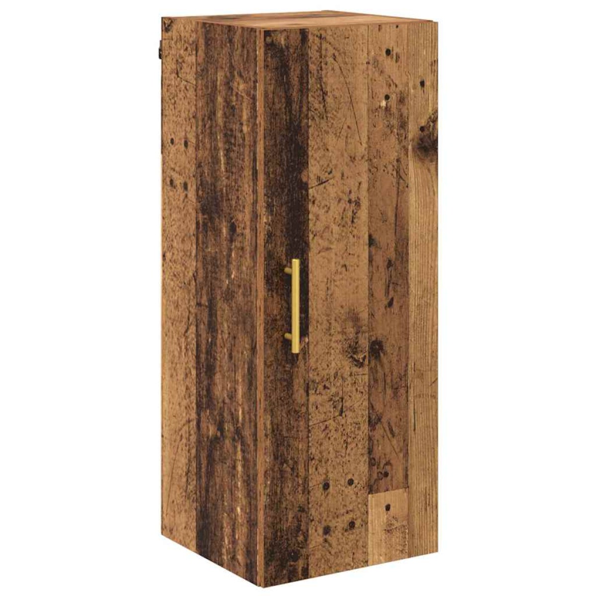 vidaXL Highboard 2 τμχ. Παλιό Ξύλο 34,5 x 34 x 180 εκ.