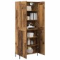 vidaXL Highboard 2 τμχ. Παλιό Ξύλο 69,5 x 34 x 180 εκ.