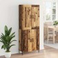 vidaXL Highboard 2 τμχ. Παλιό Ξύλο 69,5 x 34 x 180 εκ.