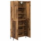 vidaXL Highboard 2 τμχ. Παλιό Ξύλο 69,5 x 34 x 180 εκ.