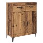 vidaXL Highboard Παλιό Ξύλο 69,5 x 34 x 180 εκ. Επεξεργασμένο Ξύλο