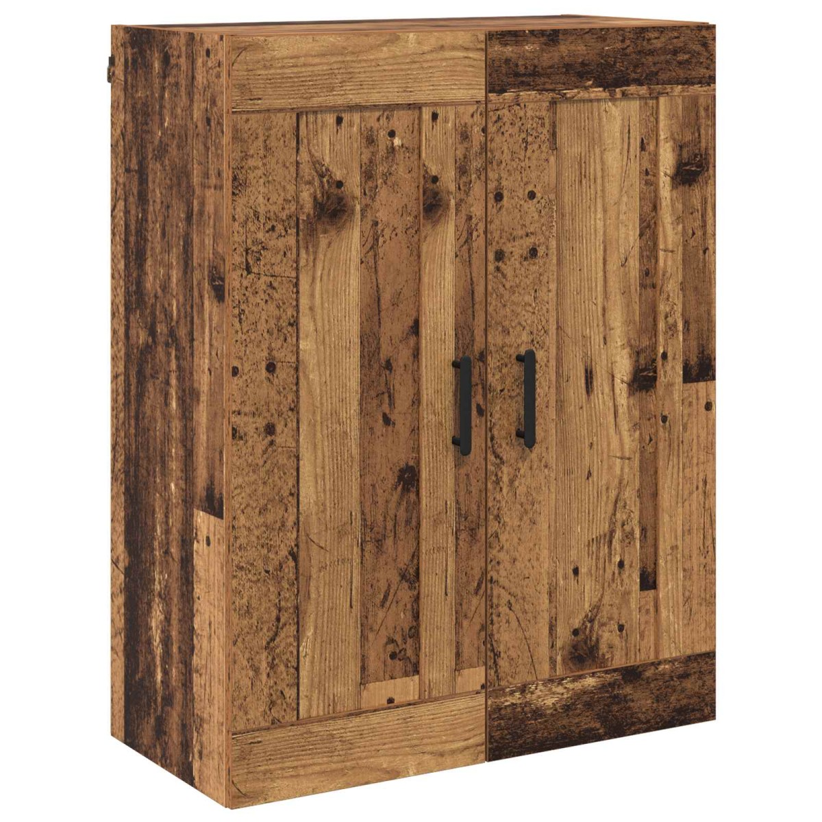 vidaXL Highboard 2 τμχ. Παλιό Ξύλο 69,5 x 34 x 180 εκ.