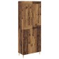 vidaXL Highboard Παλιό Ξύλο 69,5 x 34 x 180 εκ. Επεξεργασμένο Ξύλο