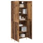 vidaXL Highboard Παλιό Ξύλο 69,5 x 34 x 180 εκ. Επεξεργασμένο Ξύλο