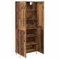 vidaXL Highboard Παλιό Ξύλο 69,5 x 34 x 180 εκ. Επεξεργασμένο Ξύλο
