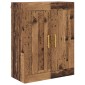 vidaXL Highboard Παλιό Ξύλο 69,5 x 34 x 180 εκ. Επεξεργασμένο Ξύλο