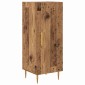 vidaXL Highboard 2 τμχ. Παλιό Ξύλο 34,5 x 34 x 180 εκ.