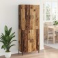 vidaXL Highboard Παλιό Ξύλο 69,5 x 34 x 180 εκ. Επεξεργασμένο Ξύλο