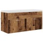 vidaXL Ντουλάπι Μπάνιου Παλιό ξύλο 100 x 38,5 x 46 cm