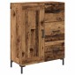 vidaXL Highboard Παλιό Ξύλο 69,5 x 34 x 180 εκ. Επεξεργασμένο Ξύλο