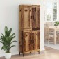vidaXL Highboard 2 τμχ. Παλιό Ξύλο 69,5 x 34 x 180 εκ.
