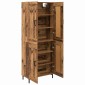 vidaXL Highboard 2 τμχ. Παλιό Ξύλο 69,5 x 34 x 180 εκ.