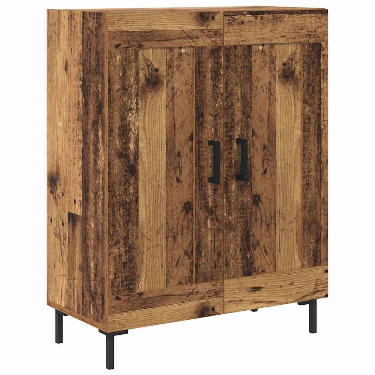vidaXL Highboard 2 τμχ. Παλιό Ξύλο 69,5 x 34 x 180 εκ.