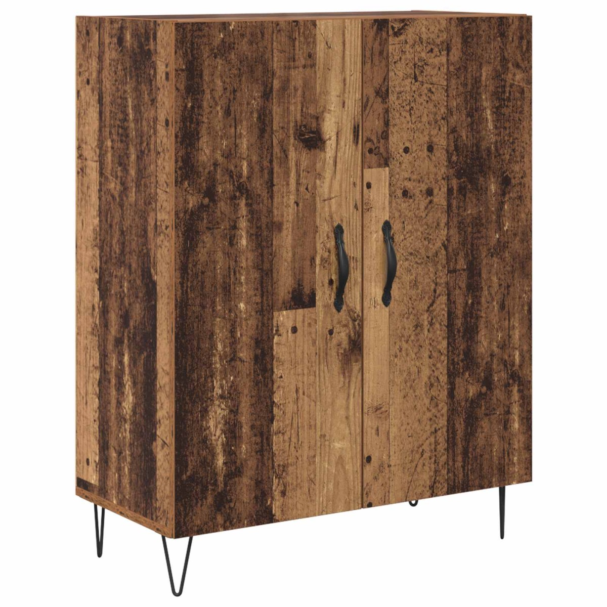 vidaXL Highboard Παλιό Ξύλο 69,5 x 34 x 180 εκ. Επεξεργασμένο Ξύλο
