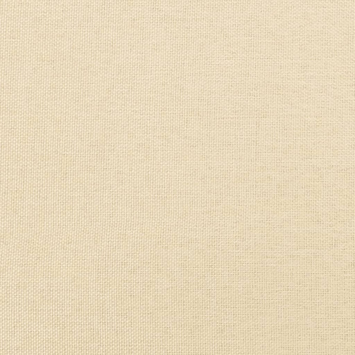 vidaXL Υποπόδιο Κρεμ 60x60x36 εκ. Υφασμάτινο