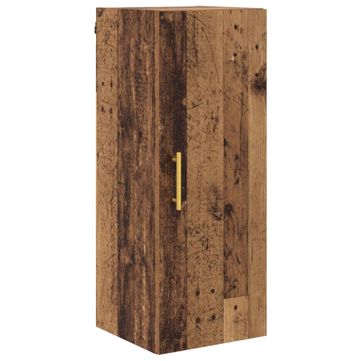 vidaXL Highboard 2 τμχ. Παλιό Ξύλο 34,5 x 34 x 180 εκ.