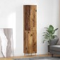 vidaXL Highboard 2 τμχ. Παλιό Ξύλο 34,5 x 34 x 180 εκ.