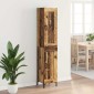 vidaXL Highboard Παλιό Ξύλο 34,5 x 34 x 180 εκ. Επεξεργασμένο Ξύλο