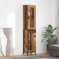 vidaXL Highboard Παλιό Ξύλο 34,5 x 34 x 180 εκ. Επεξεργασμένο Ξύλο