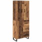 vidaXL Highboard 2 τμχ. Παλιό Ξύλο 69,5 x 34 x 180 εκ.