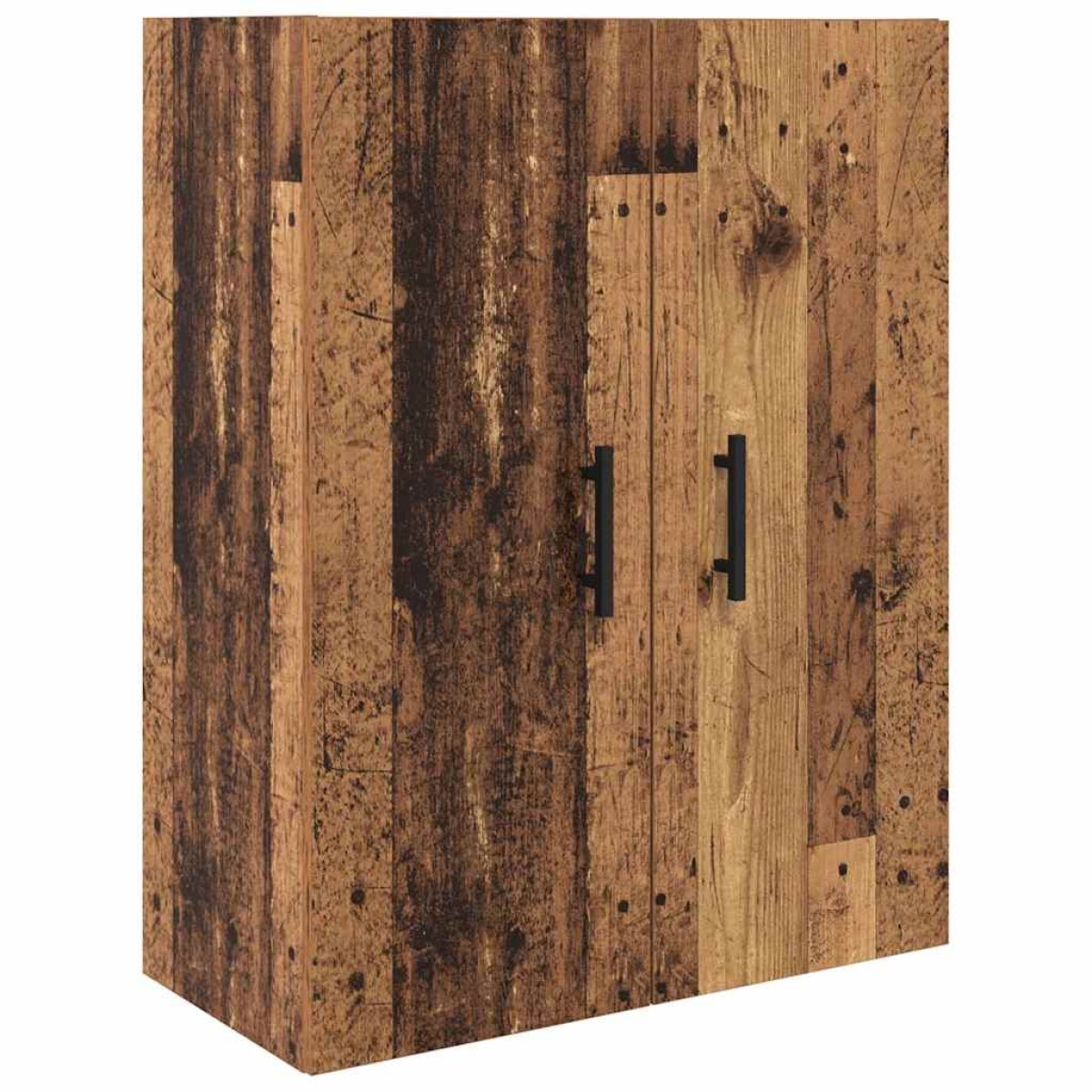 vidaXL Highboard 2 τμχ. Παλιό Ξύλο 69,5 x 34 x 180 εκ.