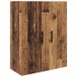 vidaXL Highboard 2 τμχ. Παλιό Ξύλο 69,5 x 34 x 180 εκ.