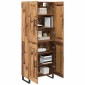 vidaXL Highboard 2 τμχ. Παλιό ξύλο 69,5 x 34 x 180 εκ.