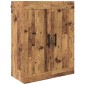vidaXL Highboard 2 τμχ. Παλιό ξύλο 69,5 x 34 x 180 εκ.