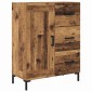vidaXL Highboard 2 τμχ. Παλιό Ξύλο 69,5 x 34 x 180 εκ.