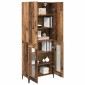 vidaXL Highboard Παλιό Ξύλο 69,5 x 34 x 180 εκ. Επεξεργασμένο Ξύλο