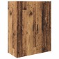 vidaXL Highboard 2 τμχ. Παλιό Ξύλο 69,5 x 34 x 180 εκ.