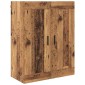 vidaXL Highboard 2 τμχ. Παλιό ξύλο 69,5 x 34 x 180 εκ.