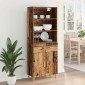 vidaXL Highboard Παλιό Ξύλο 69,5 x 32,5 x 180 εκ Επεξεργασμένο Ξύλο