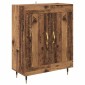 vidaXL Highboard 2 τμχ. Παλιό ξύλο 69,5 x 34 x 180 εκ.