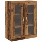 vidaXL Highboard 2 τμχ. Παλιό ξύλο 69,5 x 34 x 180 εκ.