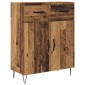 vidaXL Highboard Παλιό Ξύλο 69,5 x 34 x 180 εκ. Επεξεργασμένο Ξύλο