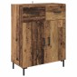 vidaXL Highboard 2 τμχ. Παλιό ξύλο 69,5 x 34 x 180 εκ.