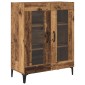 vidaXL Highboard Παλιό Ξύλο 69,5 x 34 x 180 εκ. Επεξεργασμένο Ξύλο