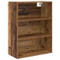 vidaXL Highboard Παλιό Ξύλο 69,5 x 34 x 180 εκ. Επεξεργασμένο Ξύλο
