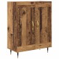 vidaXL Highboard Παλιό Ξύλο 69,5 x 34 x 180 εκ. Επεξεργασμένο Ξύλο