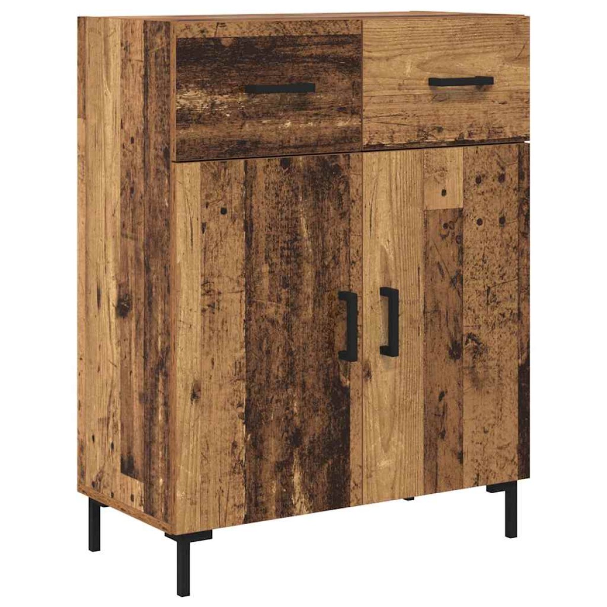 vidaXL Highboard Παλιό ξύλο 69,5 x 34 x 180 εκ. Επεξεργασμένο Ξύλο