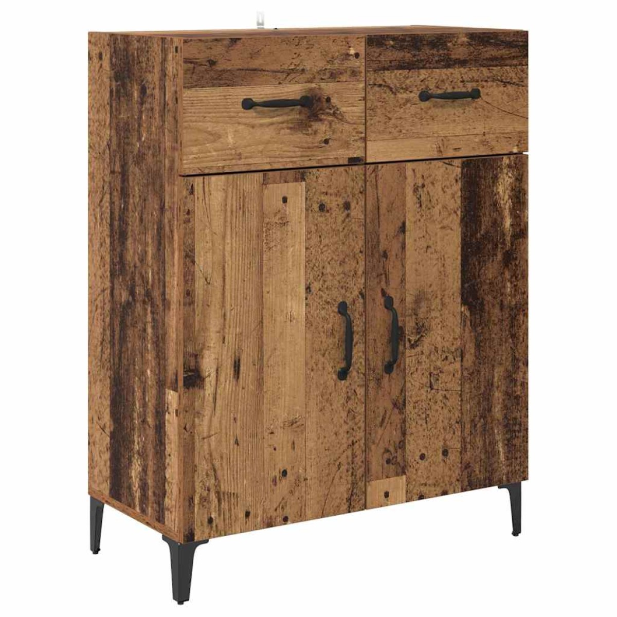 vidaXL Highboard Παλιό Ξύλο 69,5 x 34 x 180 εκ. Επεξεργασμένο Ξύλο